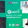 RyanCV - Best CV Resume WordPress | Free